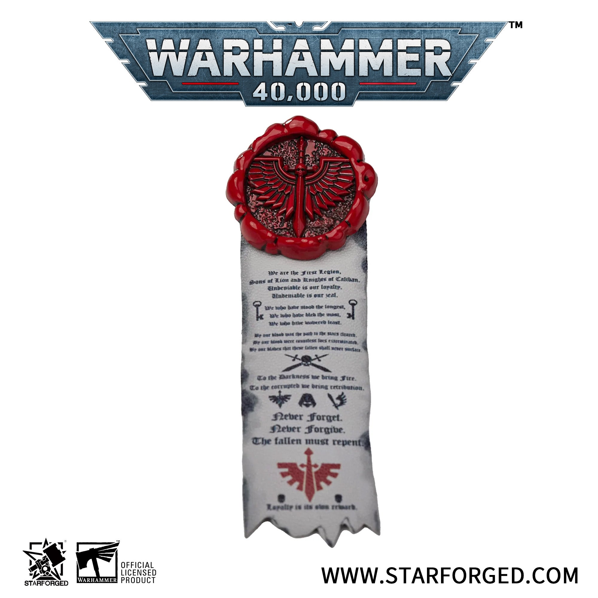 Starforged Purity Seals Warhammer 40K New 2023 Fashion Men's accessories Imperial Fist & Space Wolf Brooch